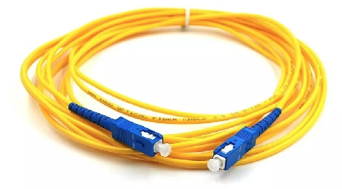 CABLE OPTICO RED DATOS 10 METROS AMARILLO