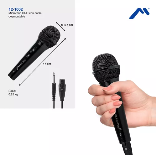 MICROFONO UNIDIRECCIONAL HIFI MITZU