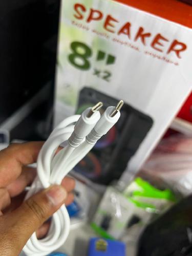 CABLE DE CARGA BLANCO USO RUDO 6 AMP C A C 2 METROS PROTECCION GRIS 120w GRANEL MKU