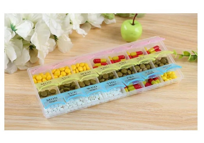 Pastillero Organizador Semanal De Medicamento