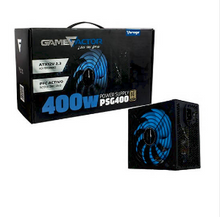 Cargar imagen en el visor de la galería, FUENTE DE PODER GAME FACTOR PSG 400 DE 400W CERTIFICACIÓN 80 PLUS
