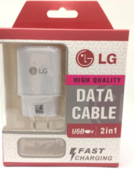 CARGADOR CELULAR V8 TURBO LG 2 IN 1