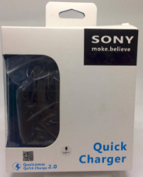 CARGADOR CARGA RAPIDA TIPO C SONY 2 EN 1 QUICK CHARGER 2.0
