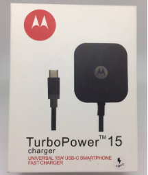 CARGADOR MOTOROLA TURBO TIPO C COMPLETO