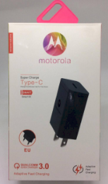 CARGADOR MOTOROLA TURBO TIPO C A TIPO C