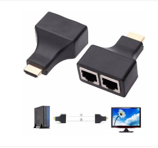 HDMI EXTENDER BY CAT 5E/6CABLE TERMINAL EXTENSOR HDMI POR MEDIO DE UTP