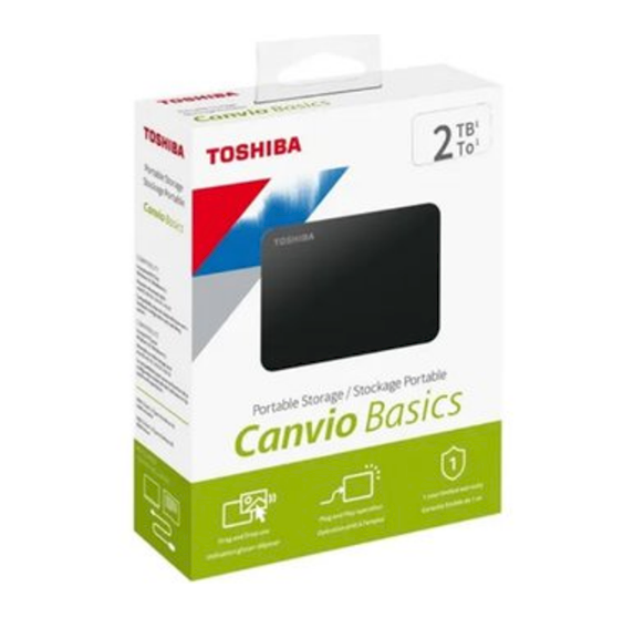DISCO DURO EXTERNO TOSHIBA 2TB