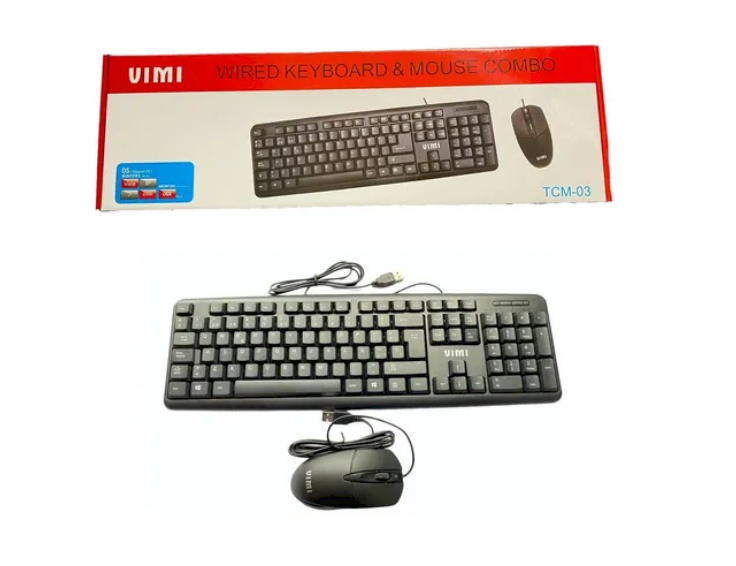 COMBO TECLADO Y MOUSE TCM-03 VIMI