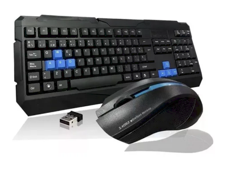 COMBO TECLADO Y MOUSE INALAMBRICO GAME TCM-08