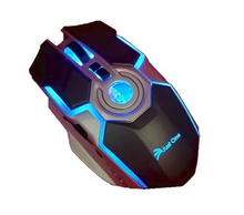Cargar imagen en el visor de la galería, MOUSE GAMER JUST ONE JY517 CON LUZ
