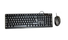 Cargar imagen en el visor de la galería, TECLADO Y MOUSE VORAGO KM/106 CONECCION USB
